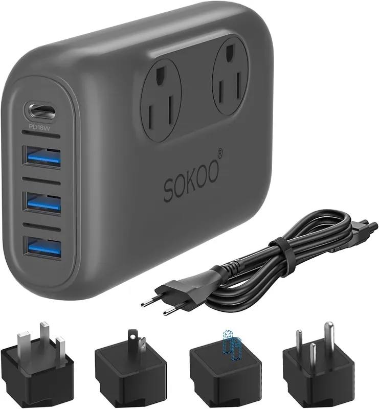 230W Voltage Converter & Travel Adapter Kit